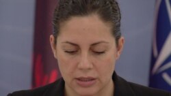 Albanian Defense Minister Reads Quake Victims' Names