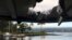 This photo provided by the Hawaii Department of Land and Natural Resources shows damage to the roof of a tour boat after an explosion sent lava flying through the roof off the Big Island of Hawaii, July 16, 2018.