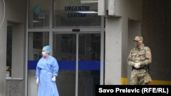 Klinički centar u Podgorici, 27. marta 2020. (Foto: Savo Prelevic RFE/RL)