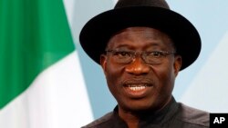 Presiden Nigeria Goodluck Jonathan mengganti pimpinan militer di Nigeria (foto: dok). 