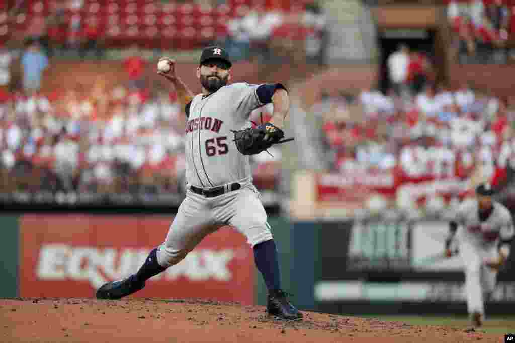 José Urquidi, mexicano originario de Sinaloa,&nbsp;firmó con los Astros como agente libre internacional en 2015, ahora es uno de sus lanzadores latinos del equipo.