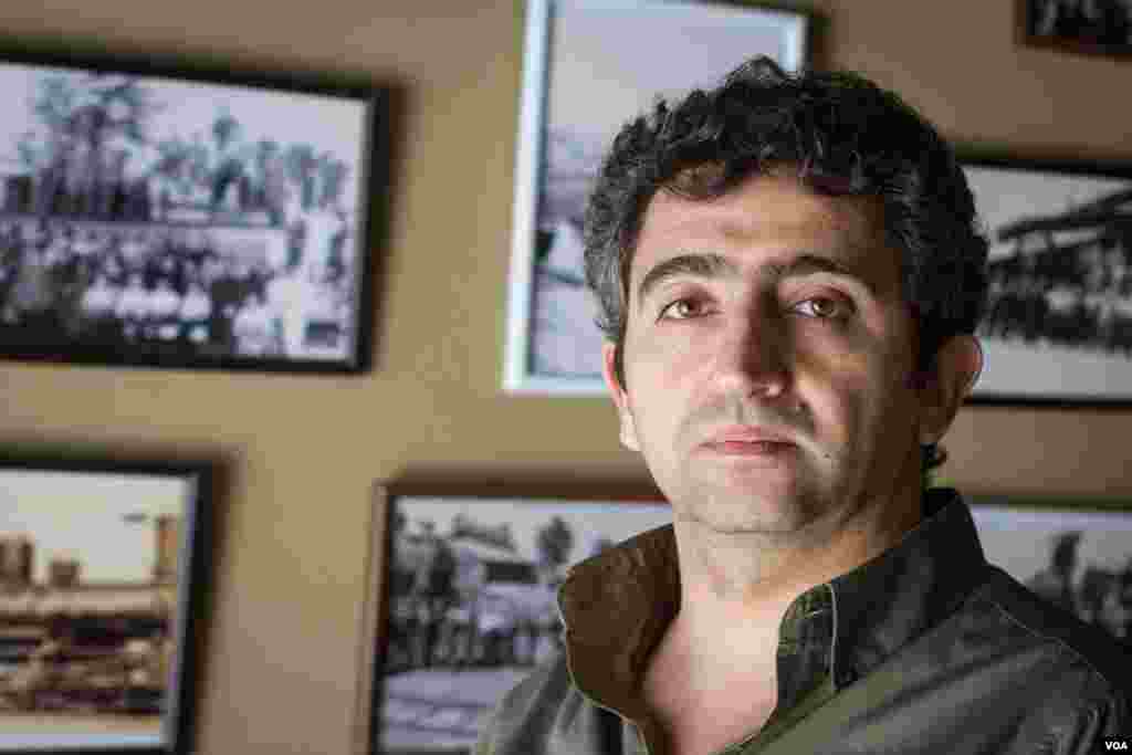 Elias Maalouf is founder of TrainTrain, which campaigns for the restoration of train lines in Lebanon. (Photo - J. Owens/VOA)