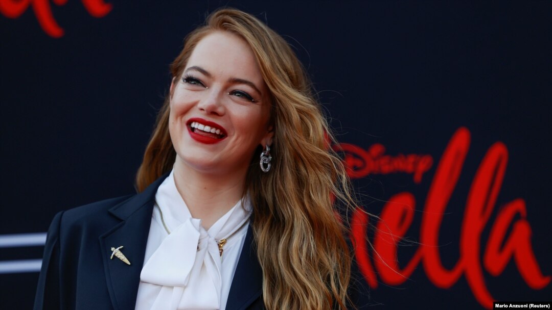 Emma Stone menghadiri pemutaran perdana film "Cruella" di teater El Capitan di Los Angeles, California, AS 18 Mei 2021. (Foto: REUTERS/Mario Anzuoni)