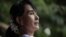 Burma's pro-democracy leader Aung San Suu Kyi in Rangoon, Burma, April 2, 2012.