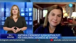 Anëtarja e Kongresit amerikan, Slotkin flet për rolin e saj në evakuimin e afganëve në Shqipëri