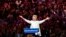 Democratic presidential candidate Hillary Clinton speaks during a presidential primary election night rally, June 7, 2016, in New York.