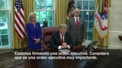 Inmigración: Trump firma orden ejecutiva para mantener familias unidas