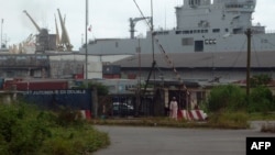 Le port camerounais de Douala, au Cameroun, le 2 decémbre 2013.