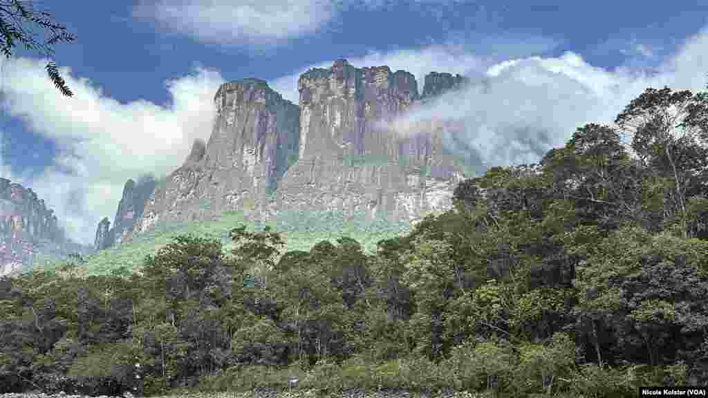 El parque natural de Canaima está situado en el estado Bolívar, Venezuela. Es el hogar de tepuyes, acantilados y de El Salto Ángel, la cascada más alta del mundo.&nbsp;