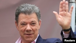 Presiden petahana Kolombia Juan Manuel Santos.