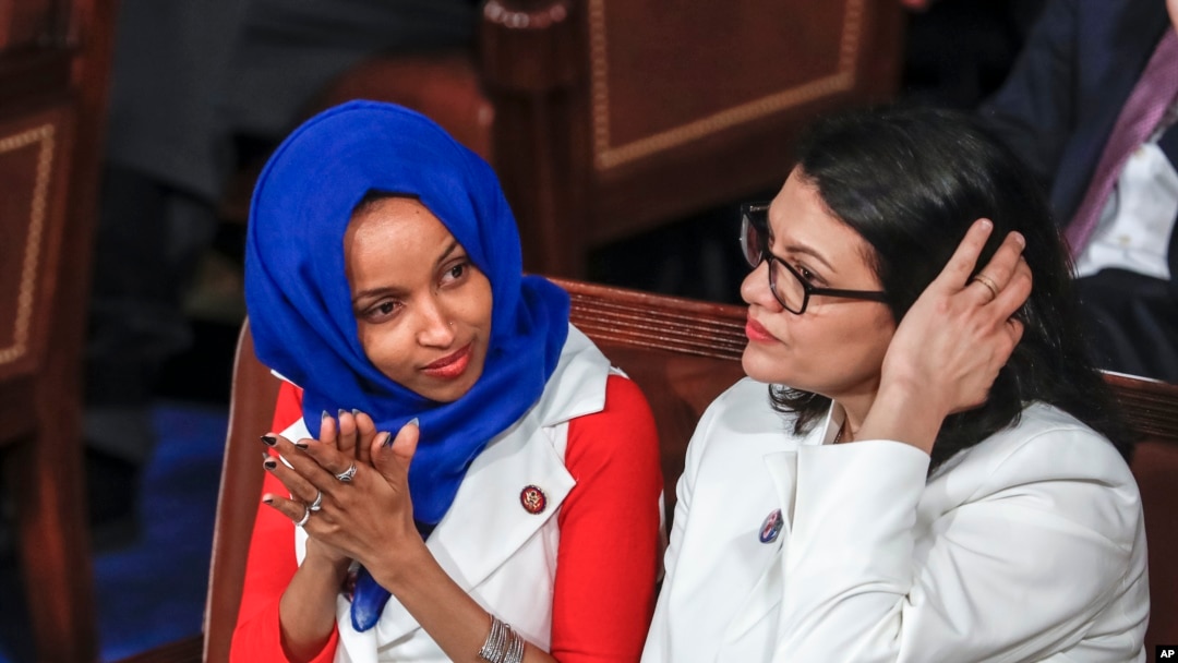 Članice Kongresa iz Demokratske stranke, Ilhan Omar i Rašida Tlaib