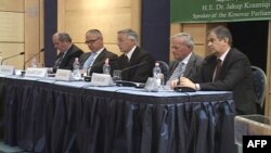 Kryetari i Parlamentit të Kosovës, Jakup Krasniqi, në Tiranë