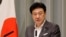 资料照片：日本内阁官房长官木原稔在日本东京出席例行记者会。(2026年7月14日)