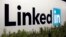 The logo for LinkedIn Corporation, a social networking networking website for people in professional occupations, is shown in Mountain View, California, Feb. 6, 2013. 