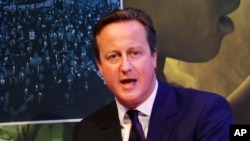 Thủ Tướng Anh David Cameron.