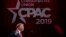 Shugaba Trump a lokacijn taron CPAC 2019, a Oxon Hill, Md., ranar 2 Maris, 2019.