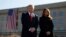 U.S. President Donald Trump and first lady Melania Trump participate in a 9/11 observance at the National 9/11 Pentagon Memorial in Arlington, Virginia, Sept. 11, 2017.