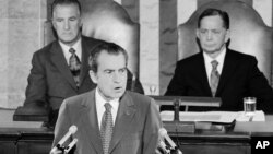 1972年6月2日尼克松总统在国会联席会议上发表讲话