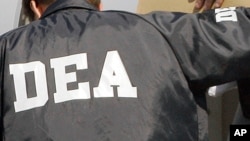 FILE - A Drug Enforcement Administration (DEA) agent is seen in this file photo. The U.S. Drug Enforcement Administration (DEA) intercepted 2.4 tonnes of cocaine aboard a vessel off the coast of South America that had been bound for Australia.