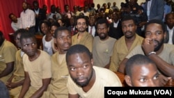 Activistas em tribunal, Luanda, Angola, 16 de Novembro 2015