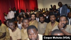 Activistas em tribunal I sessão. Luanda, Angola. Nov 16, 2015