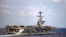 EE.UU. USS Portaaviones Roosevelt vuelve a navegar