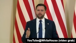 2026년 2월 10일 아르메니아에서 연설하는 JD 밴스 미국 부통령.