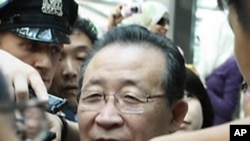 기자회견을하는 북한 외무성 김계관 제1부상(자료사진)