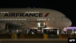 Pesawat Air France di bandara internasional Salt Lake City, AS. (Foto: Ilustrasi)