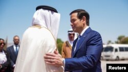 مارکو روبیو، وزیر خارجه آمریکا، در سفر خاورمیانه (آرشیو)