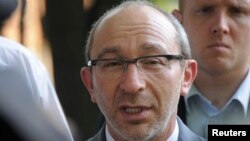 FILE - Gennady Kernes, the pro-Russian mayor of Kharkiv, Ukraine.