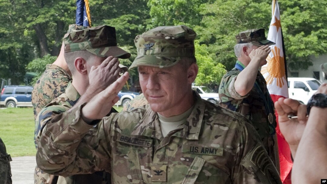 U.S. Army Col. Fran Beaudette, Commander, Joint Special Operations Task Force – Philippines (file photo)
