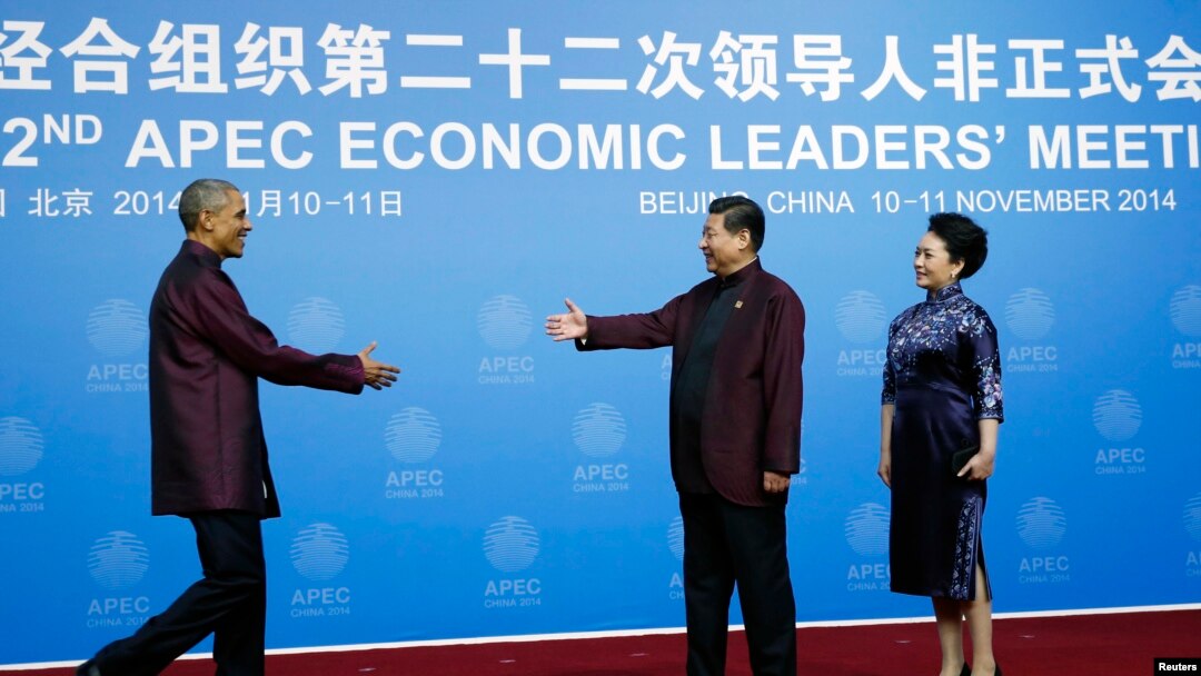 Predsednik Barak Obama i kineski predsednik Ši Djinping