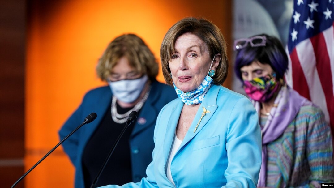 Nancy Pelosi holds news conference on legislation to create a commission on the attack