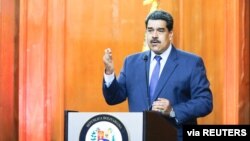 Las nuevas sanciones del Departamento del Tesoro de EE.UU. están dirigidas a colaboradores del hijo del presidente en disputa de Venezuela, Nicolás Maduro (en la foto)