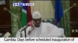 VOA60 Africa - Gambia's President Stalls Swearing In of President-Elect