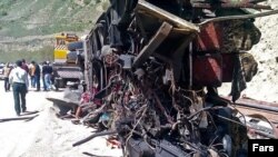 واژگونی اتوبوس مسافران در سواد کوه