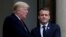 Amerika Başkanı Donald Trump ve Fransa Cumhurbaşkanı Emmanuel Macron