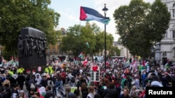 Propalestinski skup u Londonu, 5. oktobar 2024.