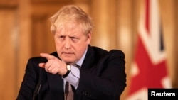 Thủ tướng Anh Boris Johnson.