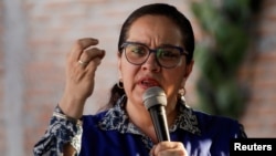 Ana Garcia, wife of the former president of Honduras, Juan Orlando Hernandez who was found guilty of drug trafficking conspiracy by a U.S. jury, said she will launch a bid for the presidency on March 12, 2024.