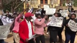 Protesters Outside Zimbabwe Embassy in South Africa