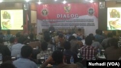 Dialog upaya pelibatan masyarakat dalam penanggulangan terorisme di Yogyakarta, 30 Agustus 2016 (Foto: VOA/Nurhadi)