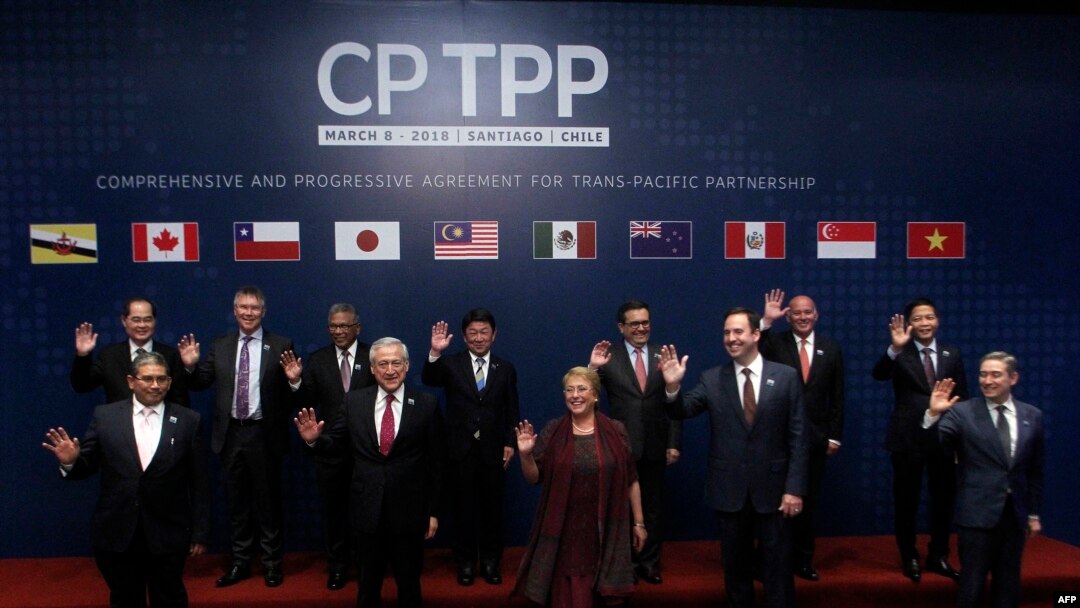 CPTPP là khối thương mại tự do hai bên bờ Thái Bình Dương mà Việt Nam là một thành viên