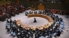 اقوام متحدہ کی سلامتی کونسل کے اجلاس میں غزہ میں فوری جنگ بندی سے متعلق الجزائر کی پیش کردہ قرار داد امریکہ نے ویٹو کر دی، فوٹو اے ایف پی ۔ 20 فروری 2024
