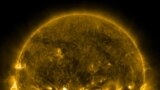 This image, taken by the AIA instrument on NASA's Solar Dynamics Observatory at 171 Angstrom, shows the current conditions of the quiet corona and upper transition region of the Sun.