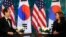 Thủ tướng Hàn Quốc Han Duck-soo và Phó Tổng thống Mỹ Kamala Harris tại Tokyo hôm 27/9/2022.