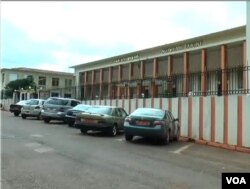 The Ekounou Tribunal is seen in Yaounde, Cameroon, Sept. 18, 2019. (M. Kindzeka/VOA)