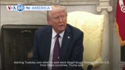 VOA60 America - Trump to hit Canada, Mexico, China with new tariffs next week