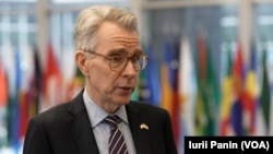 U.S. Assistant Secretary of State for Energy Resources Geoffrey R. Pyatt speaks to VOA Ukrainian on Dec. 15, 2024.